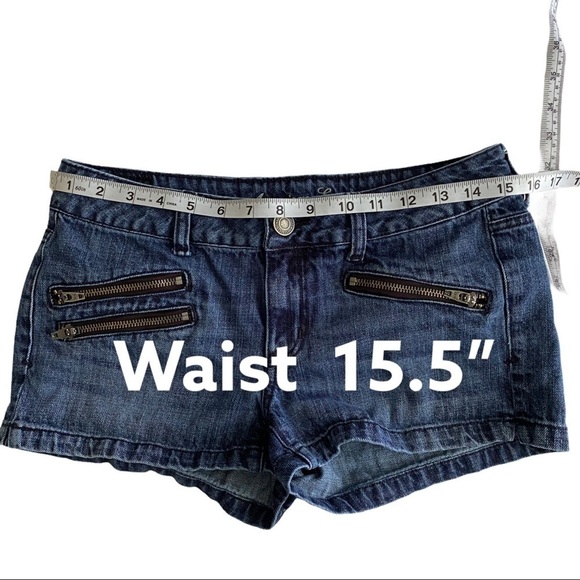 American Eagle Moto Zip Short Shorts size 4 - Picture 3 of 8